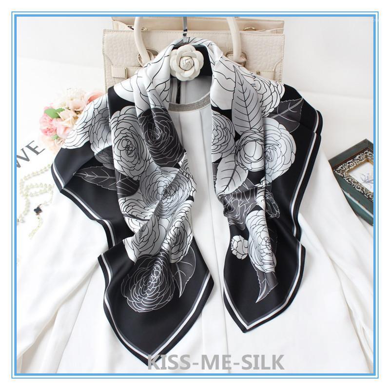 KMS Classic Camellia silk satin square scarf mulberry-silk scarf shawl for Girl Lady Women 90*90CM/50G1
KMS Classic Camellia silk satin square scarf mulberry-silk scarf shawl for Girl Lady Women 90*90CM/50G1