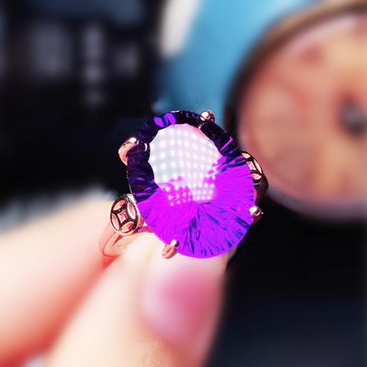 Cluster Rings Natural Real Amethyst Style Ring Per Jewelry 12*16mm 11ct Gemstone 925 Sterling Silver Fine J291811, Golden;silver
Cluster Rings Natural Real Amethyst Style Ring Per Jewelry 12*16mm 11ct Gemstone 925 Sterling Silver Fine J291811, Golden;silver