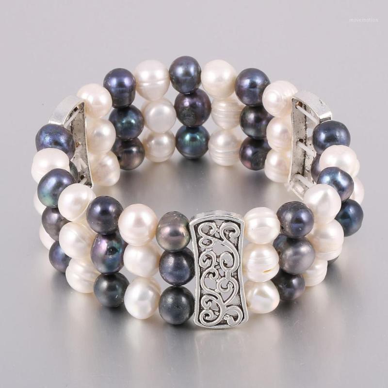 Natural Pearl Bracelet Three Row Structure Design High-end Elegance for Women Charm Party Jewelry Gifts Size 19cm1
Natural Pearl Bracelet Three Row Structure Design High-end Elegance for Women Charm Party Jewelry Gifts Size 19cm1