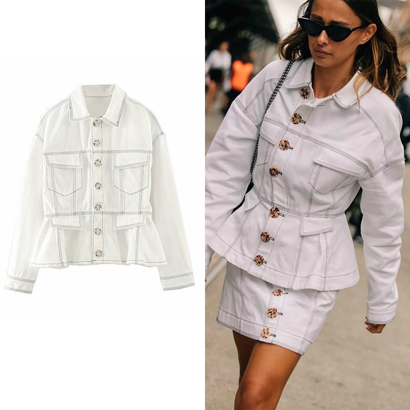 Women Jean Jacket Patchwork Female Jacket Jeans Coat Long Sleeve White Jean New Denim Jackets for Women Boyfriend Style
Women Jean Jacket Patchwork Female Jacket Jeans Coat Long Sleeve White Jean New Denim Jackets for Women Boyfriend Style
