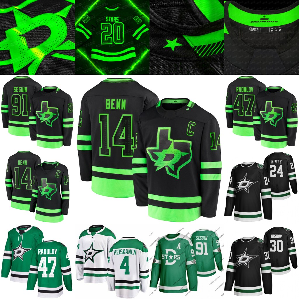 14 Jamie Benn Dallas Stars 2021 Blackout Third Uniform Tyler Seguin Kiviranta Miro Heiskanen John Klingberg Alexander Radulov Jersey, Black;red
14 Jamie Benn Dallas Stars 2021 Blackout Third Uniform Tyler Seguin Kiviranta Miro Heiskanen John Klingberg Alexander Radulov Jersey, Black;red