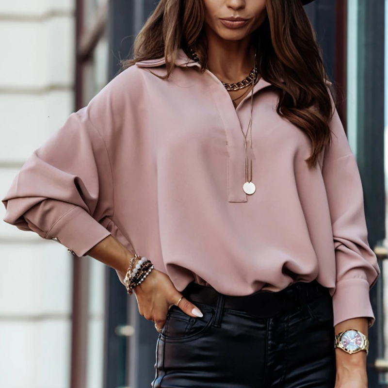 2021 New Women Spring Long Sleeve Loose Blouses Casual Turn-down Collar Shirt Autumn Solid Female Office Ladies Pullover Tops 1rad, White
2021 New Women Spring Long Sleeve Loose Blouses Casual Turn-down Collar Shirt Autumn Solid Female Office Ladies Pullover Tops 1rad, White