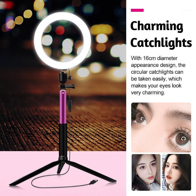 6 Inch LED Ring Light 3200K-5600K Bi-color Selfie Ring Lamp Photographic Lighting With Tripod Phone Holder USB Plug Photo Studio1
6 Inch LED Ring Light 3200K-5600K Bi-color Selfie Ring Lamp Photographic Lighting With Tripod Phone Holder USB Plug Photo Studio1