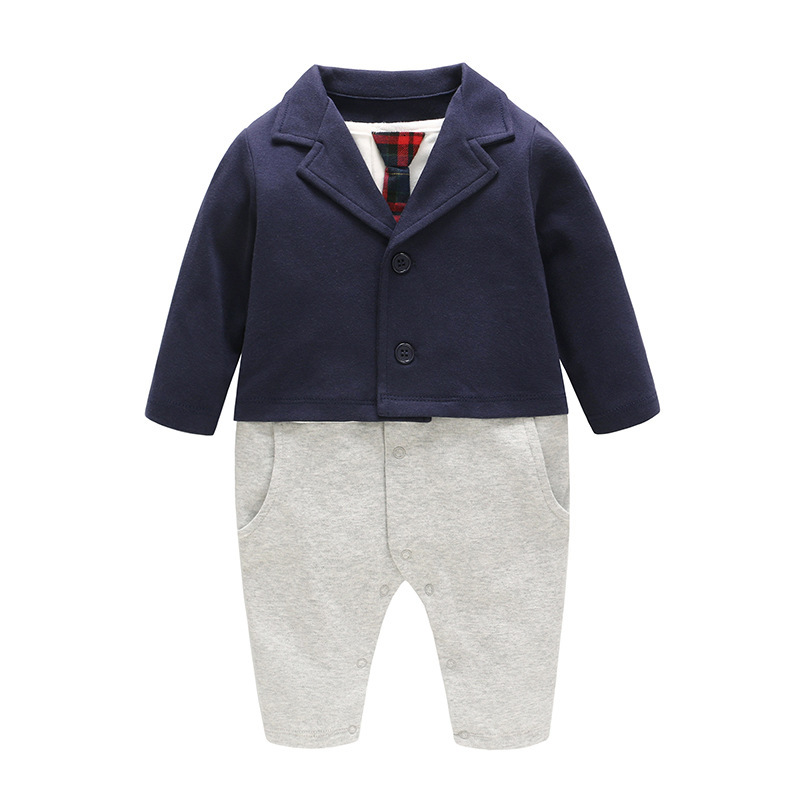 2021 New Rompers Spring Newborn Infant Boys Long Sleeve Romper Jumpsuit Baby Clothes with Tie Fkxk, Gray
2021 New Rompers Spring Newborn Infant Boys Long Sleeve Romper Jumpsuit Baby Clothes with Tie Fkxk, Gray