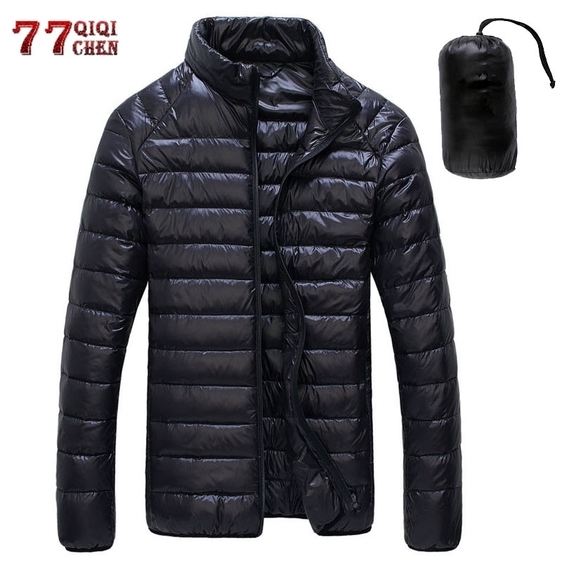 Autumn Winter Down Jacket Men Casual Stand Collar Ultra Light Parka Coat Portable Outwear Windproof White Duck Down Jacket 6XL 201111, Navy blue
Autumn Winter Down Jacket Men Casual Stand Collar Ultra Light Parka Coat Portable Outwear Windproof White Duck Down Jacket 6XL 201111, Navy blue