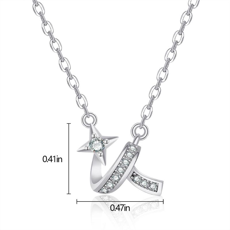 Pendant Necklaces Star Zircon High Quality Lady Necklace Meteor Women's Neck Chain Party Birthday Gifts 2022 Jewelry Accessories
Pendant Necklaces Star Zircon High Quality Lady Necklace Meteor Women's Neck Chain Party Birthday Gifts 2022 Jewelry Accessories