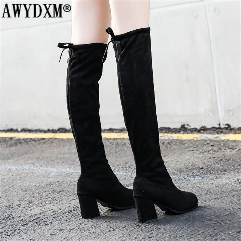 Women Knee Boots Fashion Lace Up Square Heel Pumps Ladies Party High Heels Shoes Woman Warm Plush Winter Snow Boots1, Black
Women Knee Boots Fashion Lace Up Square Heel Pumps Ladies Party High Heels Shoes Woman Warm Plush Winter Snow Boots1, Black