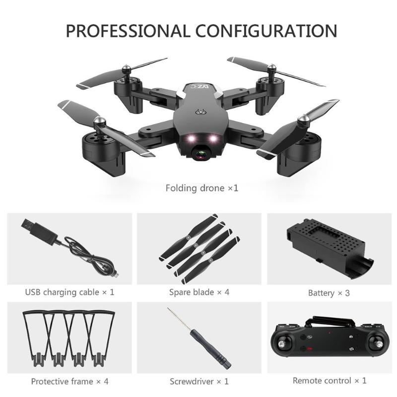 L107 Foldable RC Drone 4K Optical Flow WIFI Dual Camera Headless Mode RC Helicopter Aircraft Remote Control Toys
L107 Foldable RC Drone 4K Optical Flow WIFI Dual Camera Headless Mode RC Helicopter Aircraft Remote Control Toys