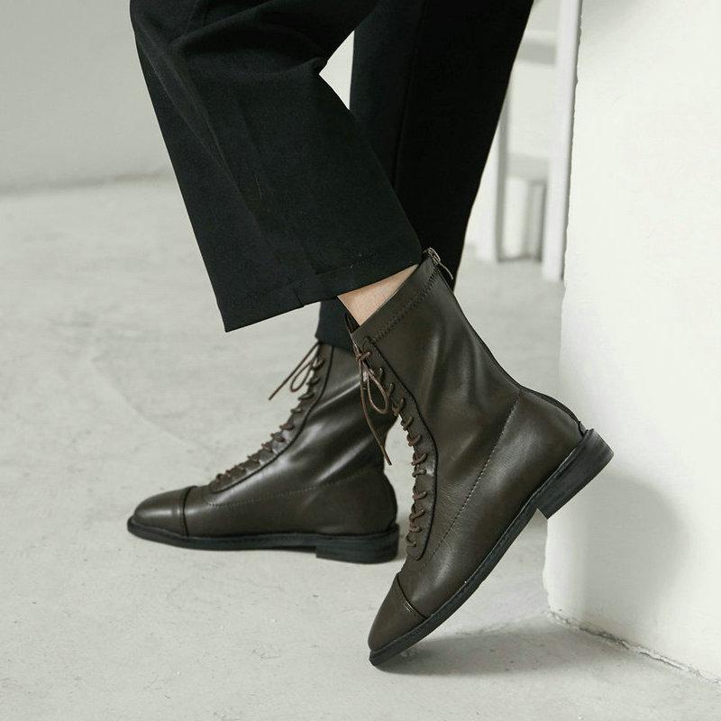 EshtonShero 2020 Woman Shoes Ankle Boots Leather White Lace Up Square High Heel Women Round Toe Ladies Motorcycle Boots Size 3-8, Black
EshtonShero 2020 Woman Shoes Ankle Boots Leather White Lace Up Square High Heel Women Round Toe Ladies Motorcycle Boots Size 3-8, Black