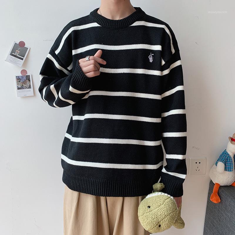 Autumn Striped Men Sweaters Thick Section Winter 2020 New Korean Trend Personality Ins Port Wind Student Couple Striped Sweaters1, White
Autumn Striped Men Sweaters Thick Section Winter 2020 New Korean Trend Personality Ins Port Wind Student Couple Striped Sweaters1, White