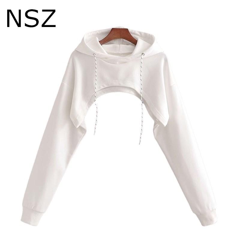 NSZ Women Cotton White Ultrashort Hooded Sweatshirt Long Sleeve Fashion Crop Top Hoodies Ladies Hip Hop Pullovers Tracksuit, 10-1
NSZ Women Cotton White Ultrashort Hooded Sweatshirt Long Sleeve Fashion Crop Top Hoodies Ladies Hip Hop Pullovers Tracksuit, 10-1