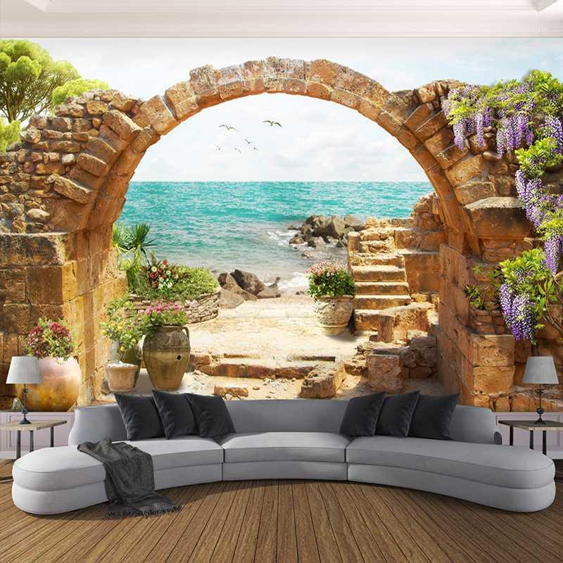 Custom Wall Mural Wallpaper Garden Stone Arches Sea View 3D Photo Wallpaper For Living Room Sofa Bedroom Backdrop Large Murals1, Fiber canvas
Custom Wall Mural Wallpaper Garden Stone Arches Sea View 3D Photo Wallpaper For Living Room Sofa Bedroom Backdrop Large Murals1, Fiber canvas