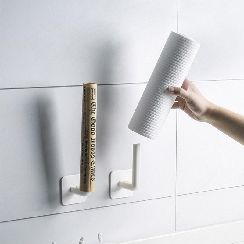 Household Tissue Holder Multi-Functional Home Bathroom Toilet Roll Paper Towel Clothes Hook Kitchen Plastic Wrap Storage Rack1
Household Tissue Holder Multi-Functional Home Bathroom Toilet Roll Paper Towel Clothes Hook Kitchen Plastic Wrap Storage Rack1