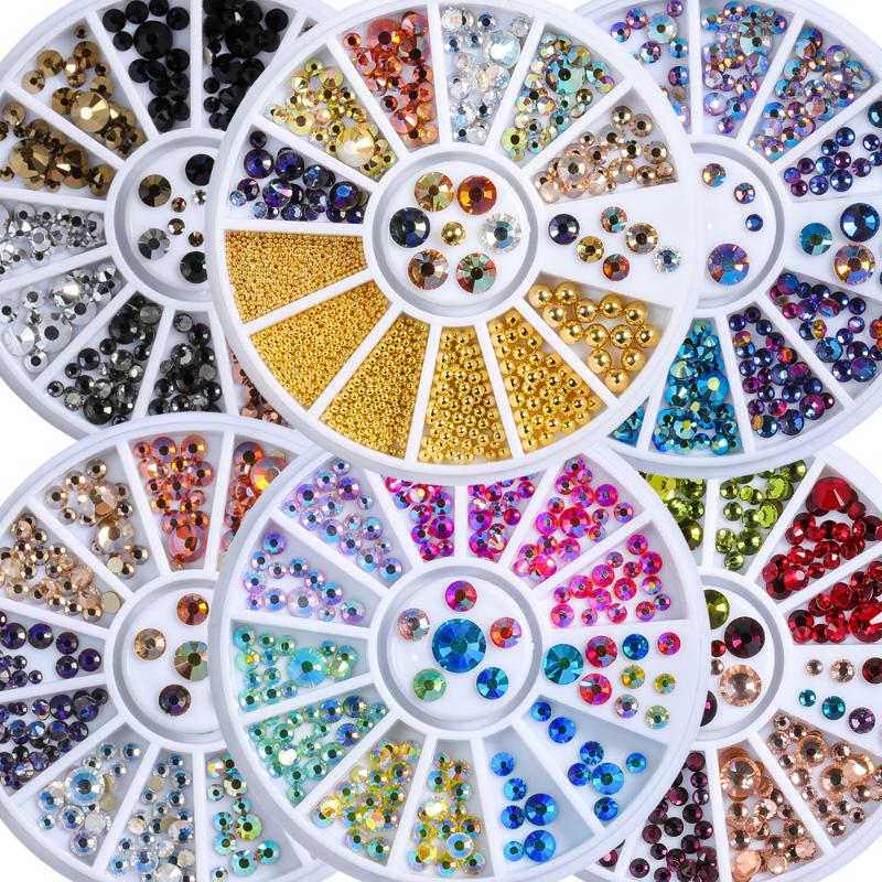 Mix Sizes Glitter Multi-colored Flatback Round Facets Diamond Acrylic Nail Art Rhinestones Gems Decals Manicure DIY Wheel ZH#
Mix Sizes Glitter Multi-colored Flatback Round Facets Diamond Acrylic Nail Art Rhinestones Gems Decals Manicure DIY Wheel ZH#