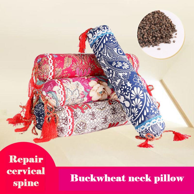 Cervical Pillow Candy Round Neck Pillow Repair Cervical Spine Cotton Old Coarse Cloth Buckwheat Home Textile Products
Cervical Pillow Candy Round Neck Pillow Repair Cervical Spine Cotton Old Coarse Cloth Buckwheat Home Textile Products