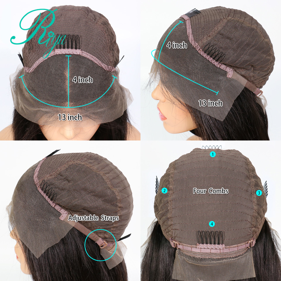 New natural soft Short Wig Heat Resistant Wavy Hair Wigs blonde color Synthetic Lace Front Wig Side Part Glueless Wig For Women