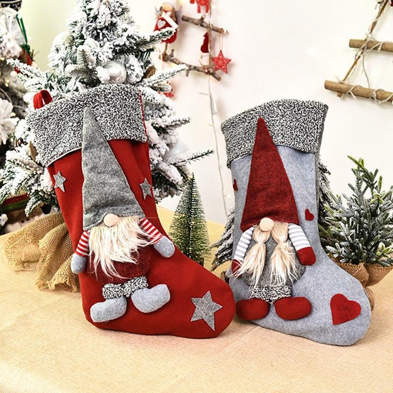 Christmas Stockings Santa Claus Sock Hanging Pendant Kids Candy Bag Santa Pocket Decoration For Christmas Tree Ornaments1
Christmas Stockings Santa Claus Sock Hanging Pendant Kids Candy Bag Santa Pocket Decoration For Christmas Tree Ornaments1