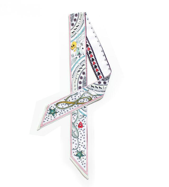 Hot Sell The tarot series double printing twill women's scarf beautiful decoration small ribbon Handbag/hair/Neck /Wrist ribbon mix send .
Hot Sell The tarot series double printing twill women's scarf beautiful decoration small ribbon Handbag/hair/Neck /Wrist ribbon mix send .