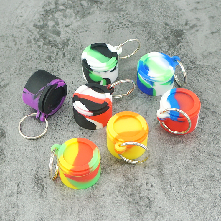 Nonstick wax containers silicone box 6ml silicon container food grade 6ml jars dab tool Stash storage jar oil rubber holder with keychain, Random color
Nonstick wax containers silicone box 6ml silicon container food grade 6ml jars dab tool Stash storage jar oil rubber holder with keychain, Random color