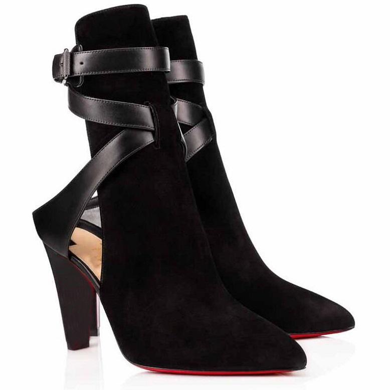 2020 Ladies Shoes Red Bottom Ankle Boot Black Suede Boot Fashion Luxury Winter Brands Women Red Bottom Boots Pointipik Ankle Boots High Heel
2020 Ladies Shoes Red Bottom Ankle Boot Black Suede Boot Fashion Luxury Winter Brands Women Red Bottom Boots Pointipik Ankle Boots High Heel