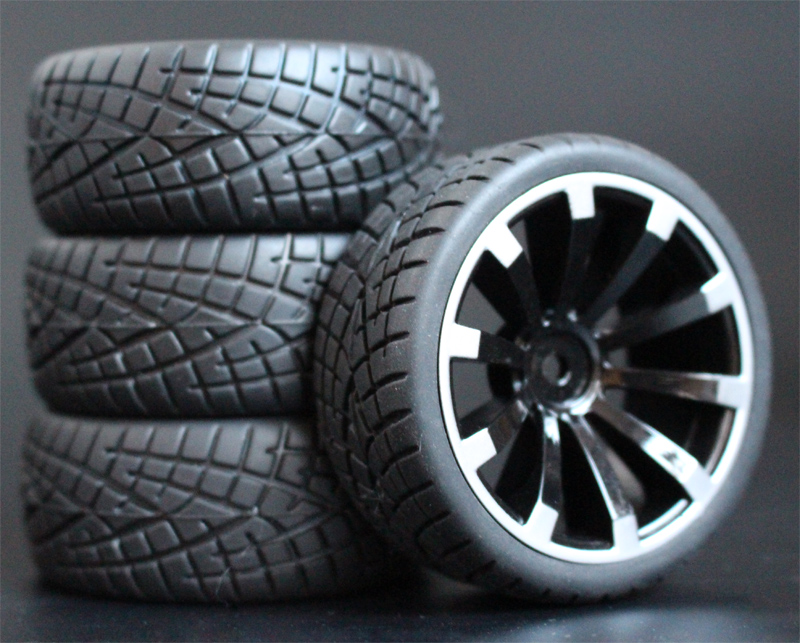 4Pcs 26mm Rubber RC Tyres & Wheel Rims Hex 12 For 1:10th HSP HPI Sprint 2 Drift RS4 On Road 4WD, 601b-6017 
4Pcs 26mm Rubber RC Tyres & Wheel Rims Hex 12 For 1:10th HSP HPI Sprint 2 Drift RS4 On Road 4WD, 601b-6017