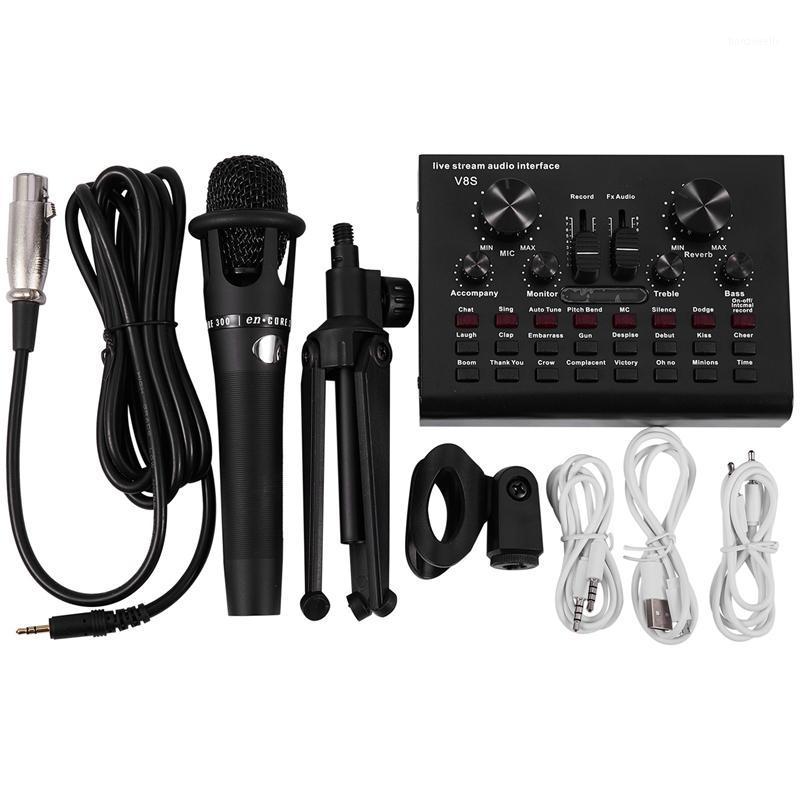 V8S Bluetooth o USB Microphone Webcast Live Sound Card 112 Kinds of Electric Sound Broadcast for Phone Computer PC1
V8S Bluetooth o USB Microphone Webcast Live Sound Card 112 Kinds of Electric Sound Broadcast for Phone Computer PC1