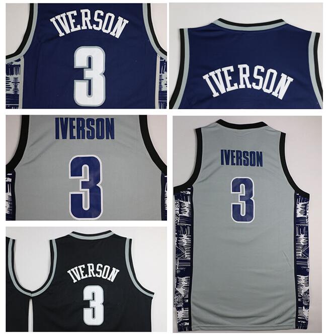 College Georgetown Hoyas Sports Jerseys Allen Iverson University Jerseys Embroidery Dikembe Mutombo Sportwear Anthony Sports Shirts Stitched, C11
College Georgetown Hoyas Sports Jerseys Allen Iverson University Jerseys Embroidery Dikembe Mutombo Sportwear Anthony Sports Shirts Stitched, C11