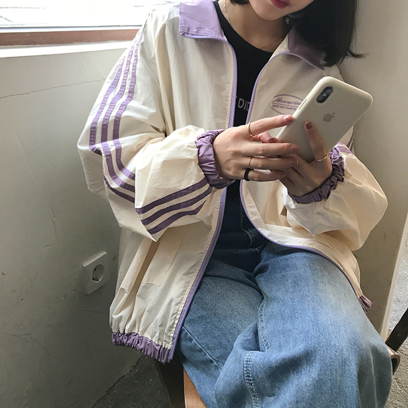 2021 New 2 colours Autumn looses color shreds basic women's jacket (f3816) 0MBC, Blue
2021 New 2 colours Autumn looses color shreds basic women's jacket (f3816) 0MBC, Blue