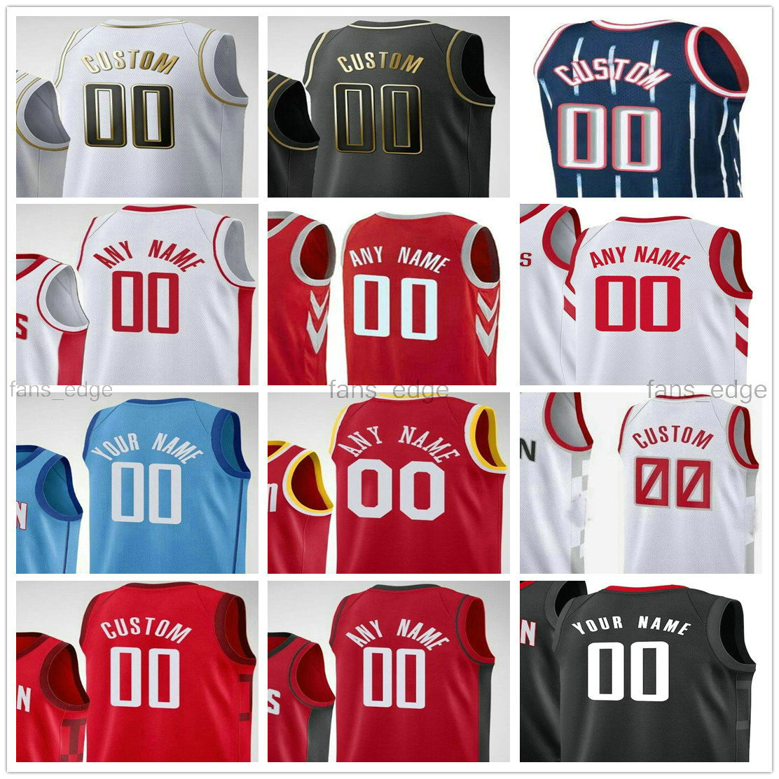 Custom Printed John 1 Wall #13 Harden Eric 10 Gordon Christian 35 Wood P.J. 17 Tucker 15 Cousins Man Women Kids Youth Basketball Jerseys, Black;red
Custom Printed John 1 Wall #13 Harden Eric 10 Gordon Christian 35 Wood P.J. 17 Tucker 15 Cousins Man Women Kids Youth Basketball Jerseys, Black;red
