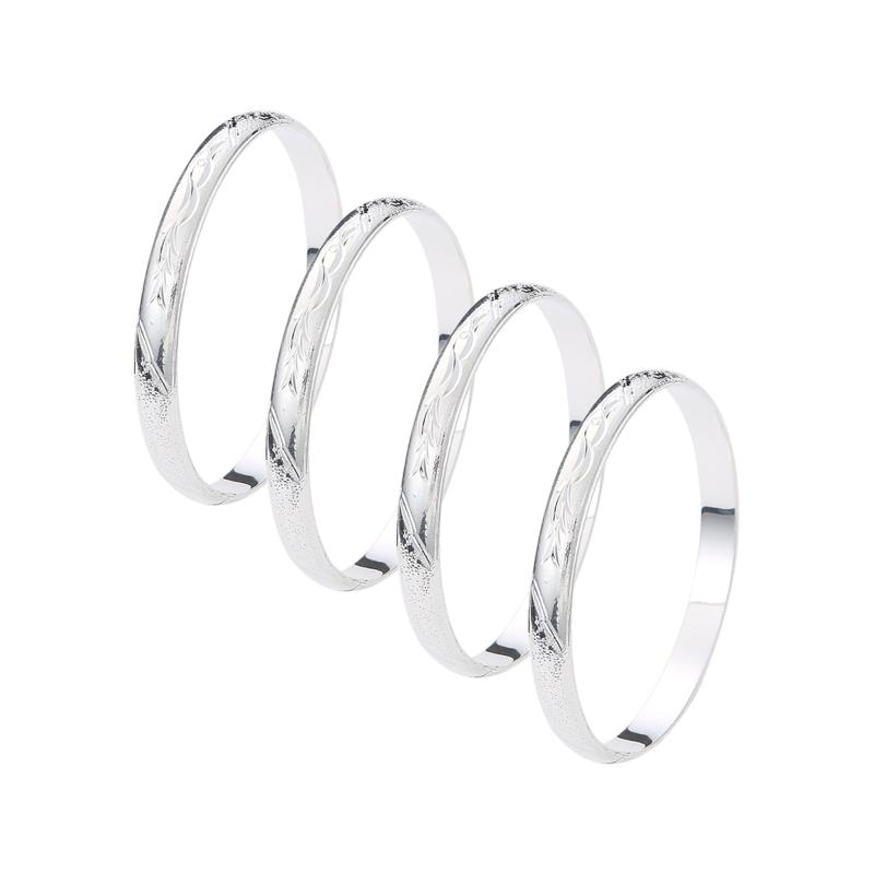 Bangle Openable Africa Ethiopian 4pcs Silver Plated Bangles For Women Girls Unisex Dubai Ramadan Charm Hand Jewelry 
Bangle Openable Africa Ethiopian 4pcs Silver Plated Bangles For Women Girls Unisex Dubai Ramadan Charm Hand Jewelry