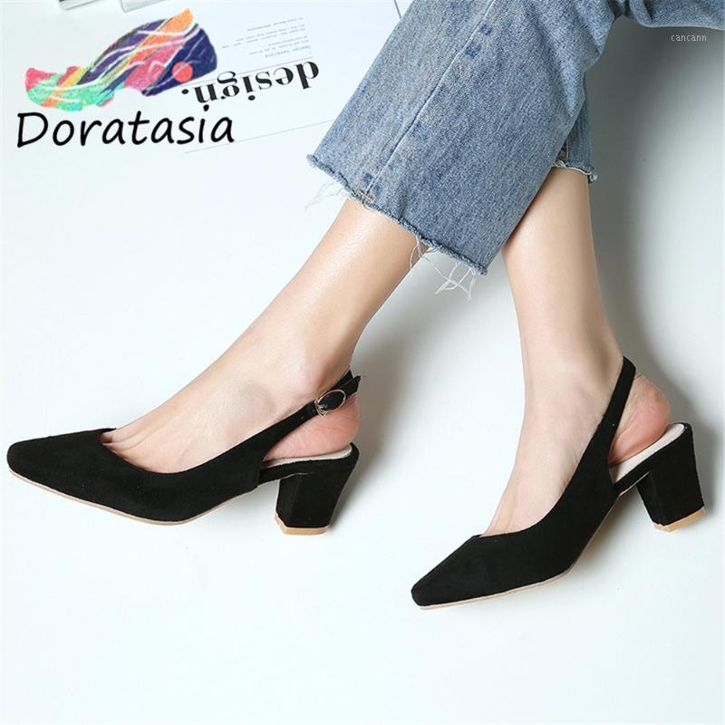 DORATASIA Elegant Shallow Pointed Toe Sandals High Chunky Heels Office Sandals Women Summer Dress Shoes Woman1, Beige
DORATASIA Elegant Shallow Pointed Toe Sandals High Chunky Heels Office Sandals Women Summer Dress Shoes Woman1, Beige