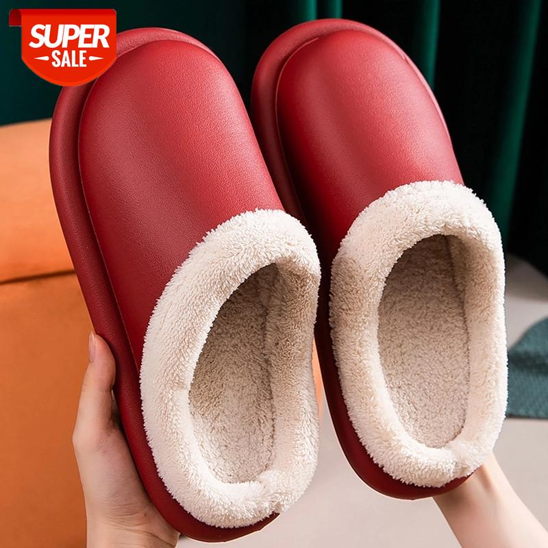 Big Sizes Winter Indoor slippers women EVA waterproof Home Slipper Male Cozy Plush Warm Ladies slippers Unisex Shoes Woman #dG94, Deep green 
Big Sizes Winter Indoor slippers women EVA waterproof Home Slipper Male Cozy Plush Warm Ladies slippers Unisex Shoes Woman #dG94, Deep green