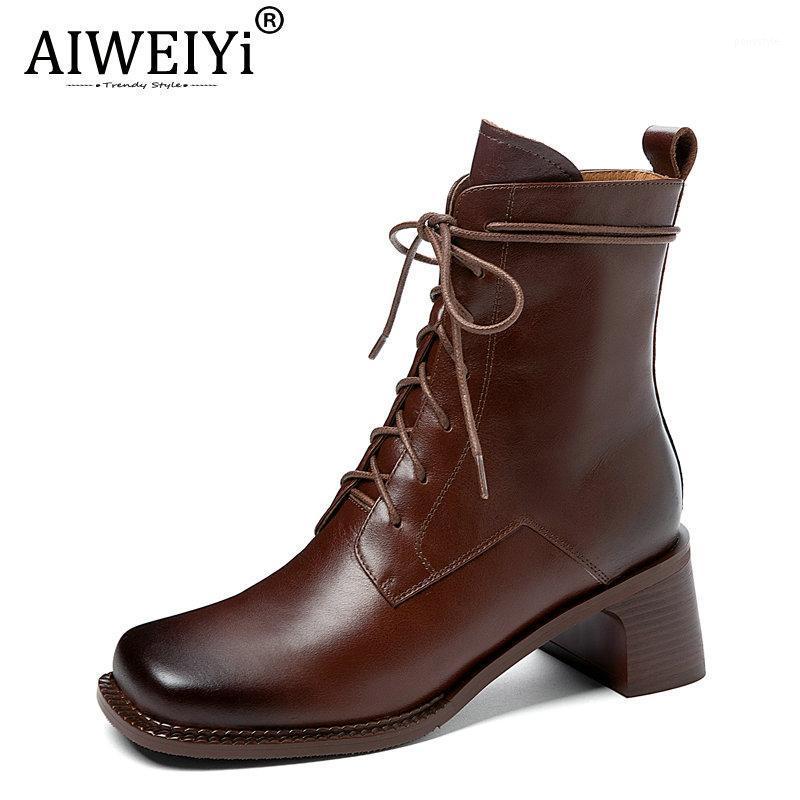 AIWEIYi Square toe Lace Up Genuine Leather Woman Boots Black Brown Cowboy Shoes Woman1, Brownspring
AIWEIYi Square toe Lace Up Genuine Leather Woman Boots Black Brown Cowboy Shoes Woman1, Brownspring