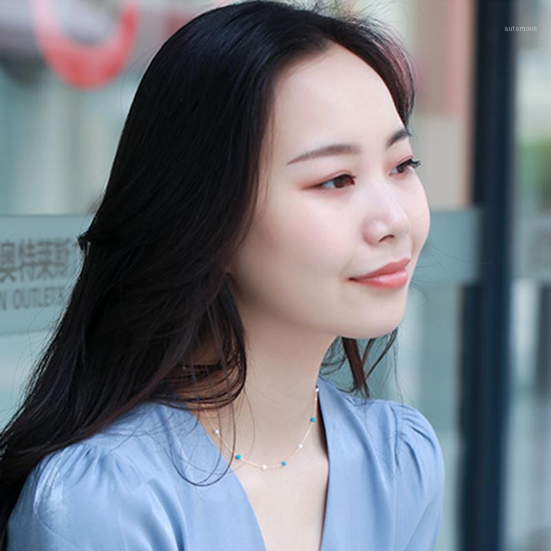 Sinya 18k gold chain necklace with natural pearls and turquoise star family design fine jewelry for girls women ladies on sale1
Sinya 18k gold chain necklace with natural pearls and turquoise star family design fine jewelry for girls women ladies on sale1