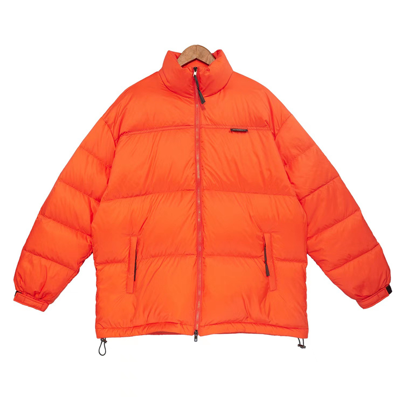 Jackets Orange Down Coats Men Women Back Collar White Embroidery Letter Oversized, Black
Jackets Orange Down Coats Men Women Back Collar White Embroidery Letter Oversized, Black
