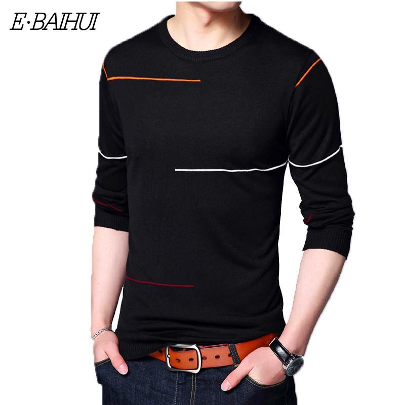 E-BAIHUI fashion Men's Striped Sweater 2020 Autumn Winter Men's Casual Sweaters Solid Color Men Sweatshirts Pullovers Tops G051, Black
E-BAIHUI fashion Men's Striped Sweater 2020 Autumn Winter Men's Casual Sweaters Solid Color Men Sweatshirts Pullovers Tops G051, Black