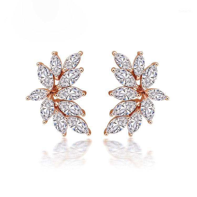 Dangle & Chandelier SLBRIDAL Prong Setting Top Grade Rose Gold And Silver Color Marquise Cubic Zirconia Earrings Girl Fashion Daily CZ Earri
Dangle & Chandelier SLBRIDAL Prong Setting Top Grade Rose Gold And Silver Color Marquise Cubic Zirconia Earrings Girl Fashion Daily CZ Earri