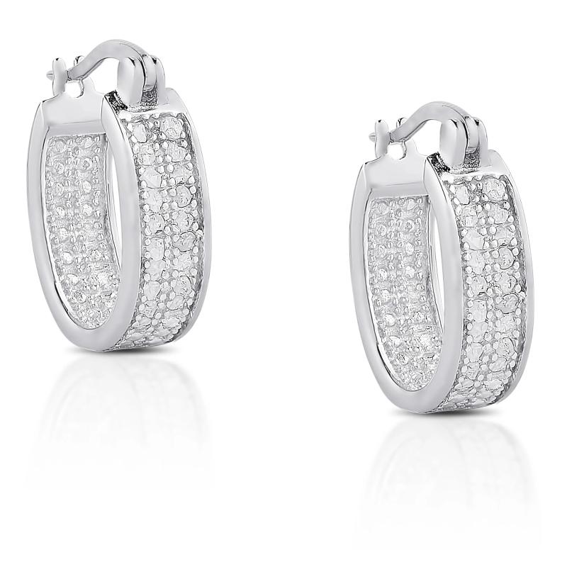 Hoop & Huggie Luxury Cubic Zirconia Earrings For Women Jewelry Simple 925 Silver Rhinestones Circle Earring Fashion Gifts
Hoop & Huggie Luxury Cubic Zirconia Earrings For Women Jewelry Simple 925 Silver Rhinestones Circle Earring Fashion Gifts