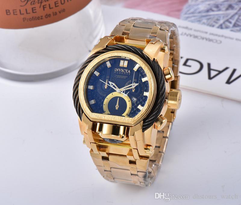 Hot selling INVICTA casual outdoor sports quartz calendar men's watch Royal Oak compass personality large dial
Hot selling INVICTA casual outdoor sports quartz calendar men's watch Royal Oak compass personality large dial