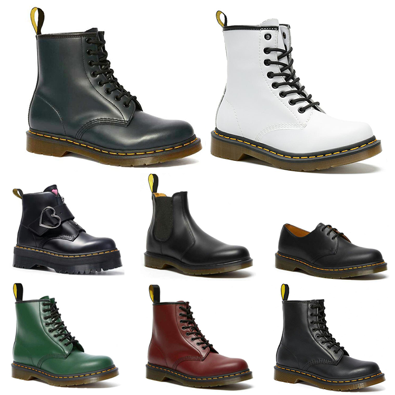 Fashion Mens Womens boots Vintage shoes Black white Cherry Red Green Navy platform Smooth Leather lace Boot winter, 7 black
Fashion Mens Womens boots Vintage shoes Black white Cherry Red Green Navy platform Smooth Leather lace Boot winter, 7 black