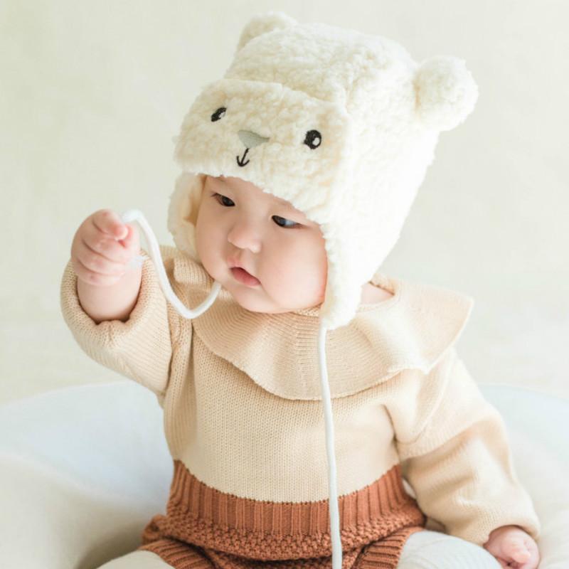 Newborn Toddler Baby Boys Girls Autumn Winter Caps Cute Cartoon Knitted Lamb Cap Unisex Baby Hats, White
Newborn Toddler Baby Boys Girls Autumn Winter Caps Cute Cartoon Knitted Lamb Cap Unisex Baby Hats, White