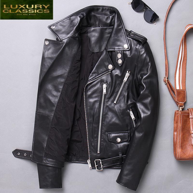 Real Streetwear Leather 100% Coat Female Natural Sheepskin Coat Women Moto Genuine Leather Jacket Winter Autumn Coats 176, Black
Real Streetwear Leather 100% Coat Female Natural Sheepskin Coat Women Moto Genuine Leather Jacket Winter Autumn Coats 176, Black