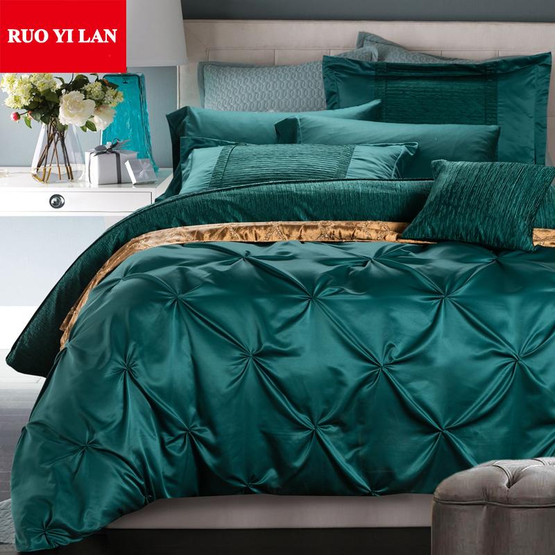 4pcs European Lattice Pattern Washed Silk Bedding Set Satin Bed Linen Bedclothes Queen King Duvet Cover Bed Sheet Pillowcases
4pcs European Lattice Pattern Washed Silk Bedding Set Satin Bed Linen Bedclothes Queen King Duvet Cover Bed Sheet Pillowcases