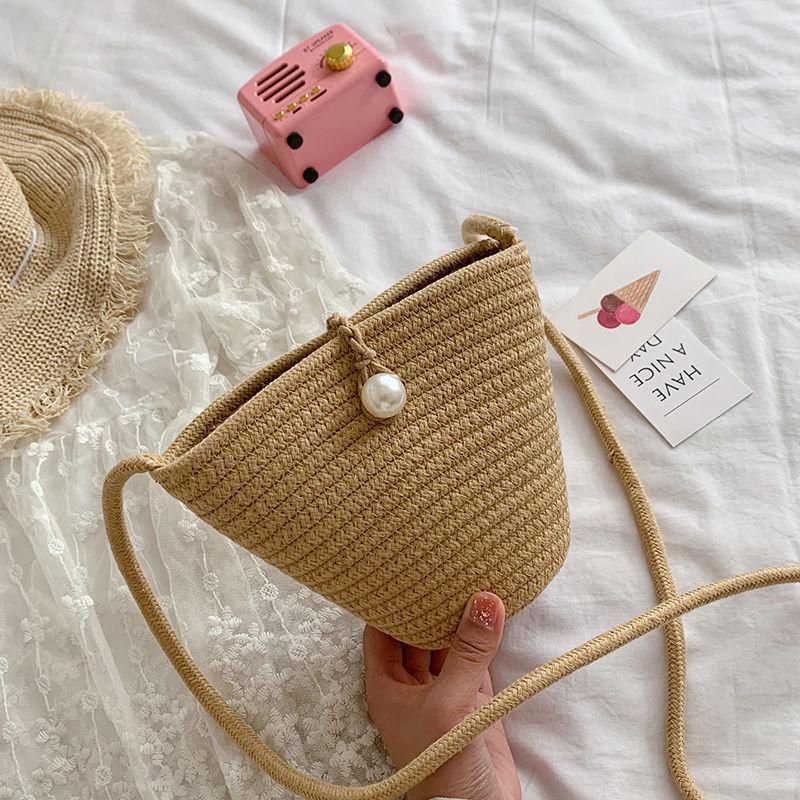 2021 Fashion Women Hand Woven Pearl Straw Bucket Bag Rattan Bohemia Style Beach Circle Beach Shoulder Bags Cossbody Handbags New, 12
2021 Fashion Women Hand Woven Pearl Straw Bucket Bag Rattan Bohemia Style Beach Circle Beach Shoulder Bags Cossbody Handbags New, 12