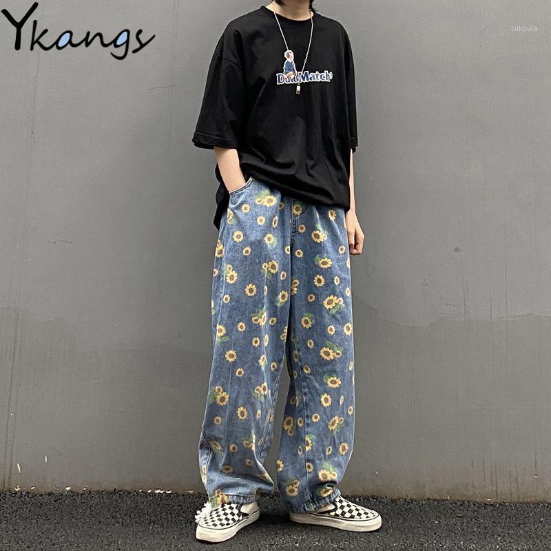 Women' Jeans Women' Daisy Printing Summer Straight 2021 Fashion Hip Hop Wide Leg High Waist Joggers Loose Denim Pants Clothing1, Blue
Women' Jeans Women' Daisy Printing Summer Straight 2021 Fashion Hip Hop Wide Leg High Waist Joggers Loose Denim Pants Clothing1, Blue