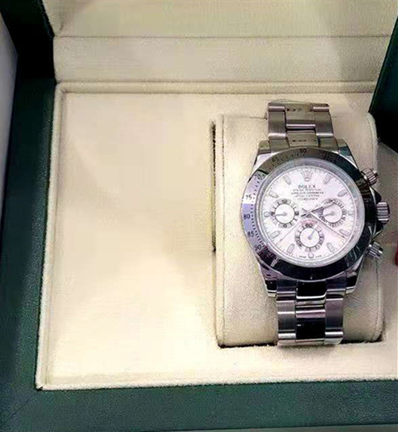 With original box Luxury Mens Watches 116508LN Watch Montre De Luxe White dial Automatic Wristwatches Steel ring Bezel 316L Adustable Folding Buckle 20 Color, Style 1 original box + watch
With original box Luxury Mens Watches 116508LN Watch Montre De Luxe White dial Automatic Wristwatches Steel ring Bezel 316L Adustable Folding Buckle 20 Color, Style 1 original box + watch