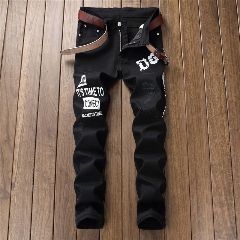 American style digital printed pants men's slim and flowered pants European station fashion elastic casual 5613, Black
American style digital printed pants men's slim and flowered pants European station fashion elastic casual 5613, Black