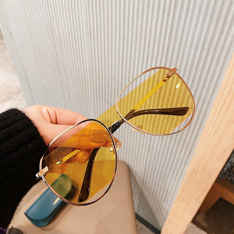 Sunglasses Unique One Piece Hollow Out Lens For Women Vintage Alloy Half Yellow Black Sun Glasses Men Hip Hop Uv400 Shades
Sunglasses Unique One Piece Hollow Out Lens For Women Vintage Alloy Half Yellow Black Sun Glasses Men Hip Hop Uv400 Shades