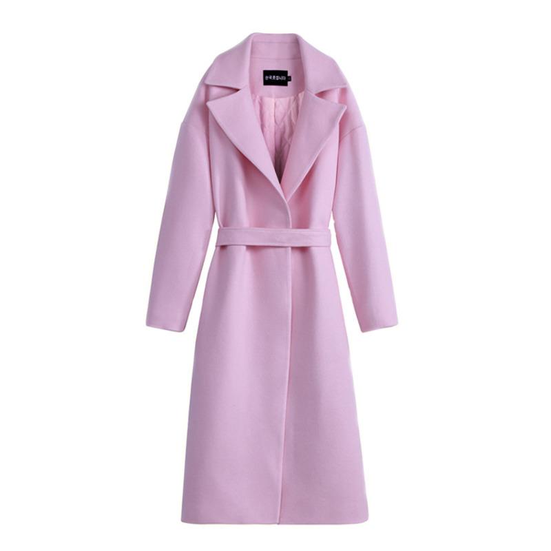 Woolen Coat Manteau Femme Hiver 2020 Vintage Clothing Korean Fashion Casaco Rosa Long Elegante Roupa De Frio Feminina Belt New, Light pink
Woolen Coat Manteau Femme Hiver 2020 Vintage Clothing Korean Fashion Casaco Rosa Long Elegante Roupa De Frio Feminina Belt New, Light pink