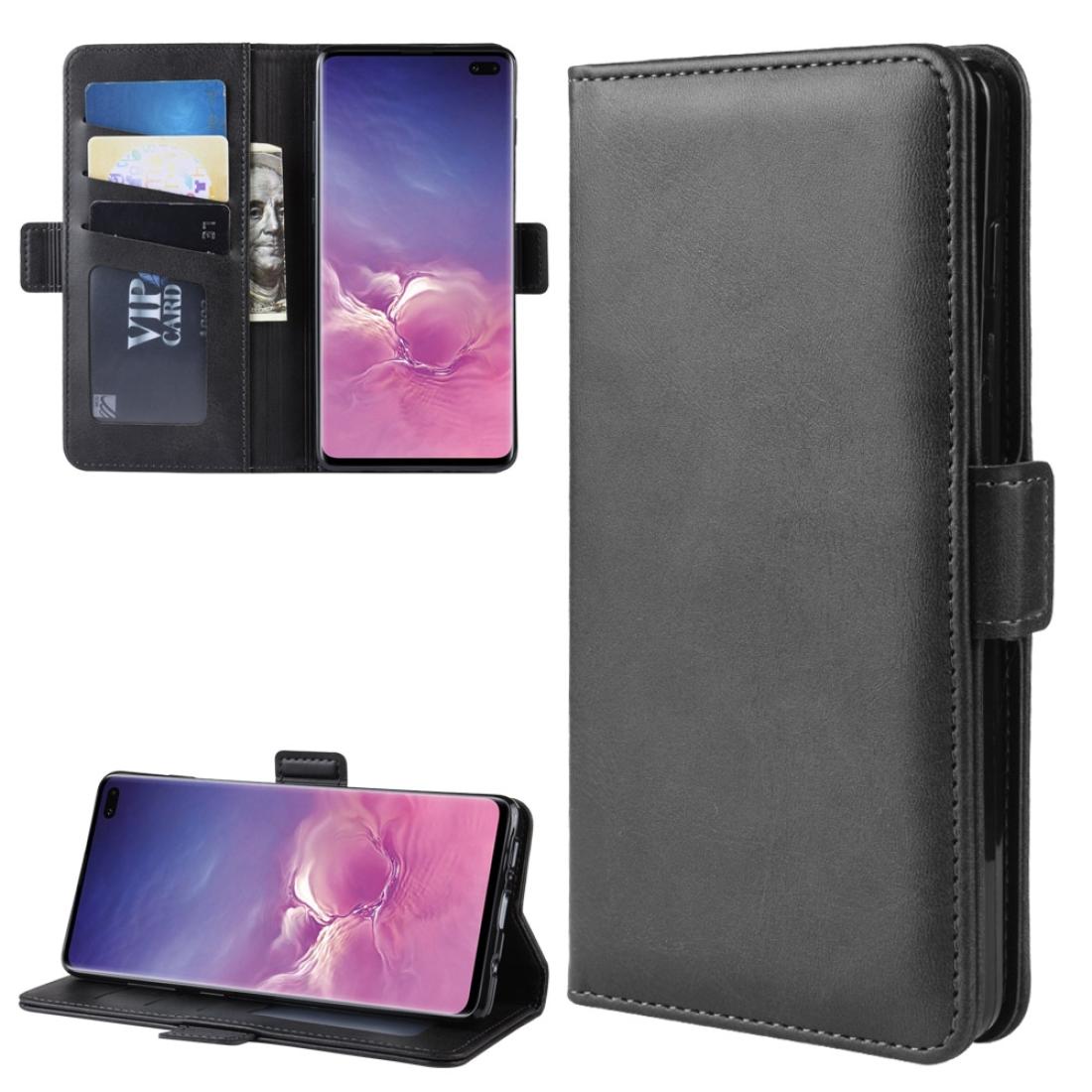 For Galaxy S10 Plus Double Buckle Crazy Horse Business Mobile Phone Holster with Card Wallet Bracket Function
For Galaxy S10 Plus Double Buckle Crazy Horse Business Mobile Phone Holster with Card Wallet Bracket Function